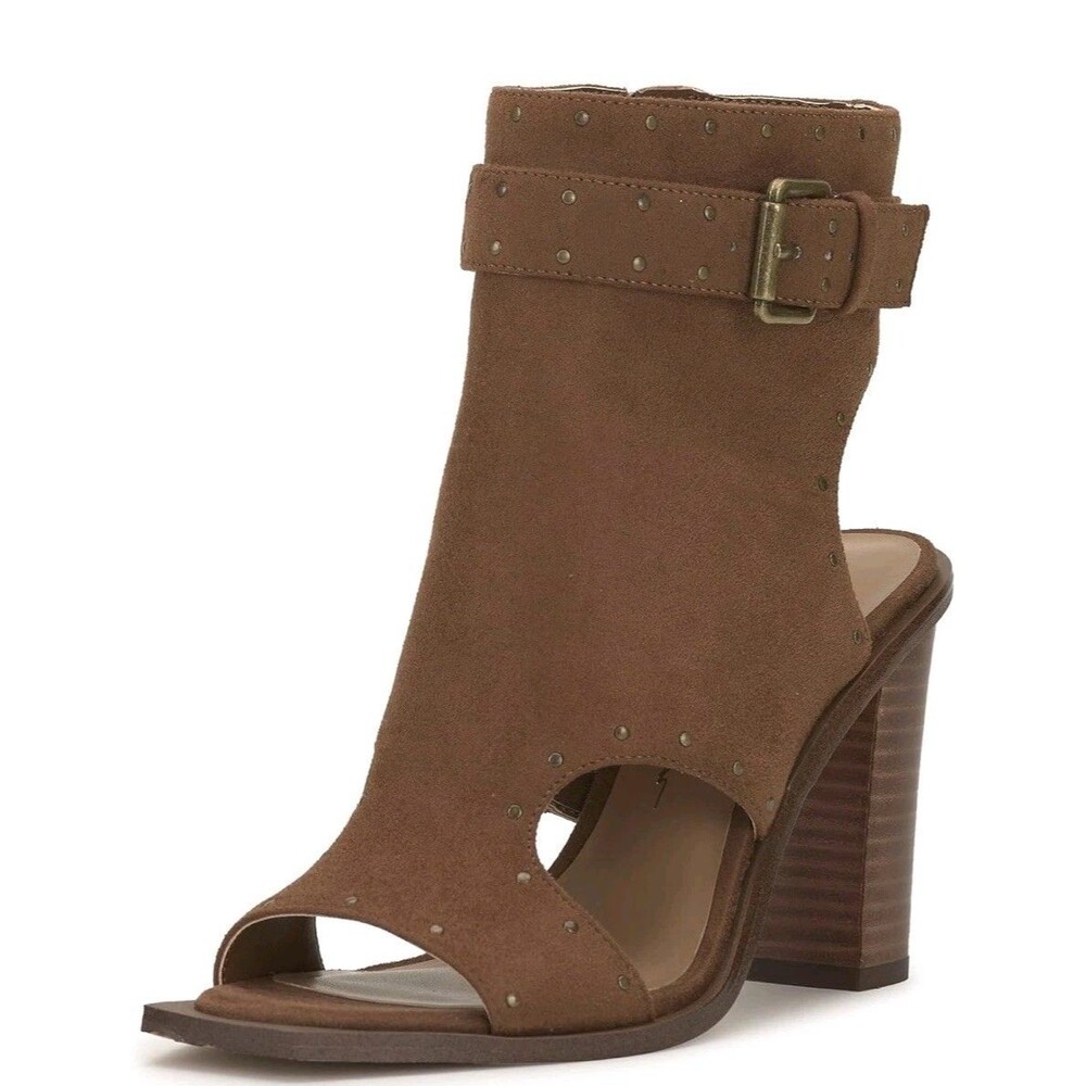 Jessica Simpson Women's Rochha Open Toe Bootie Mid Calf Boot Size 7.5 New
